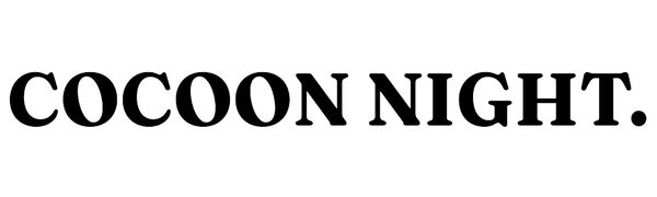 Logo Cocoonnight en lettres majuscules noires sur fond transparent.